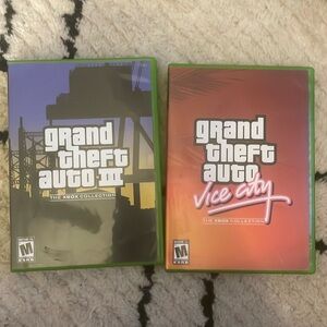 Grand Theft Auto Vice City and Grand Theft Auto III for Xbox